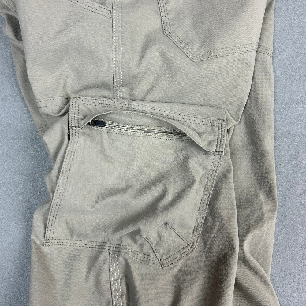 Prana Stretch Zion Hiking Pants Cargo Belted Mens 28x36 Beige M4ST36110 - Picture 10 of 15